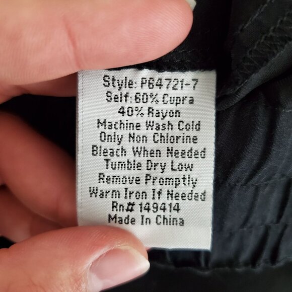 Johnny Was Pete and Greta Womens Deena Pant Black Size M Pockets Straight Leg - Picture 5 of 10